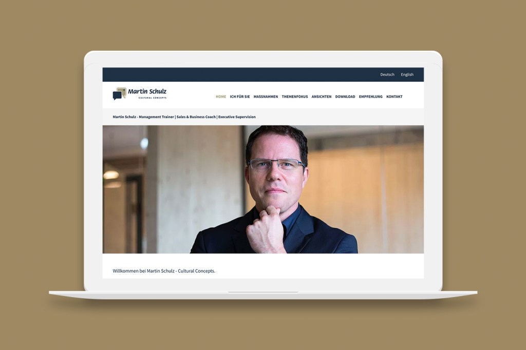 Webdesign für Trainer und Coach, Martin Schulz aus Hamburg