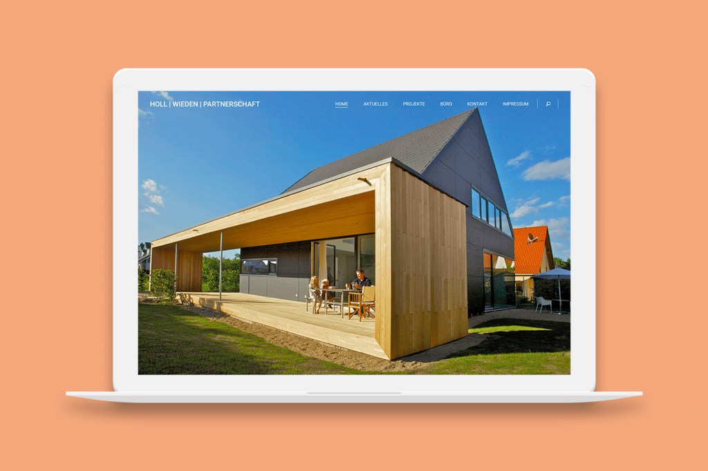 Webdesign und Programmierung für das Würzburger Architektenbüro Holl | Wieden |Partnerschaft