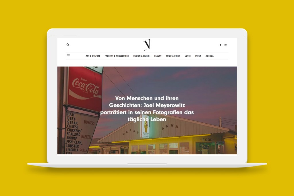 Webdesign für den Online Shopping Guide - N Style Guide aus Nürnberg.